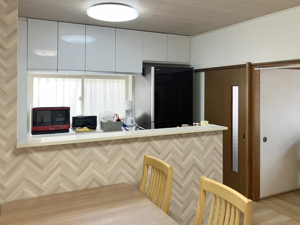 寒川町S様邸リノベーションキッチン画像