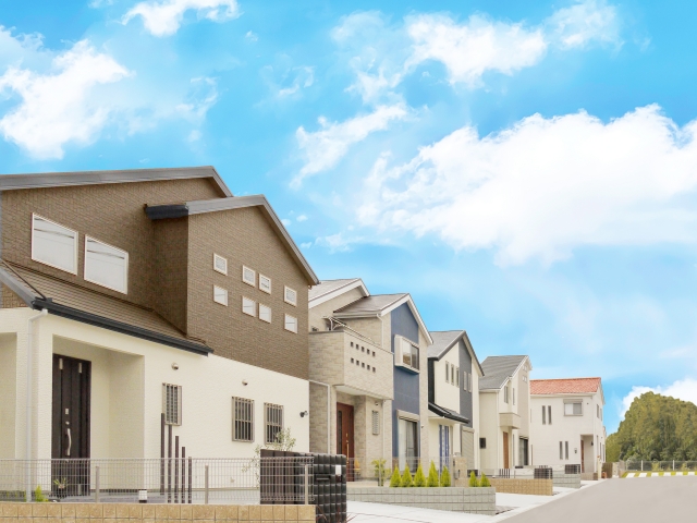 海老名市で外壁塗装リフォームツートン画像