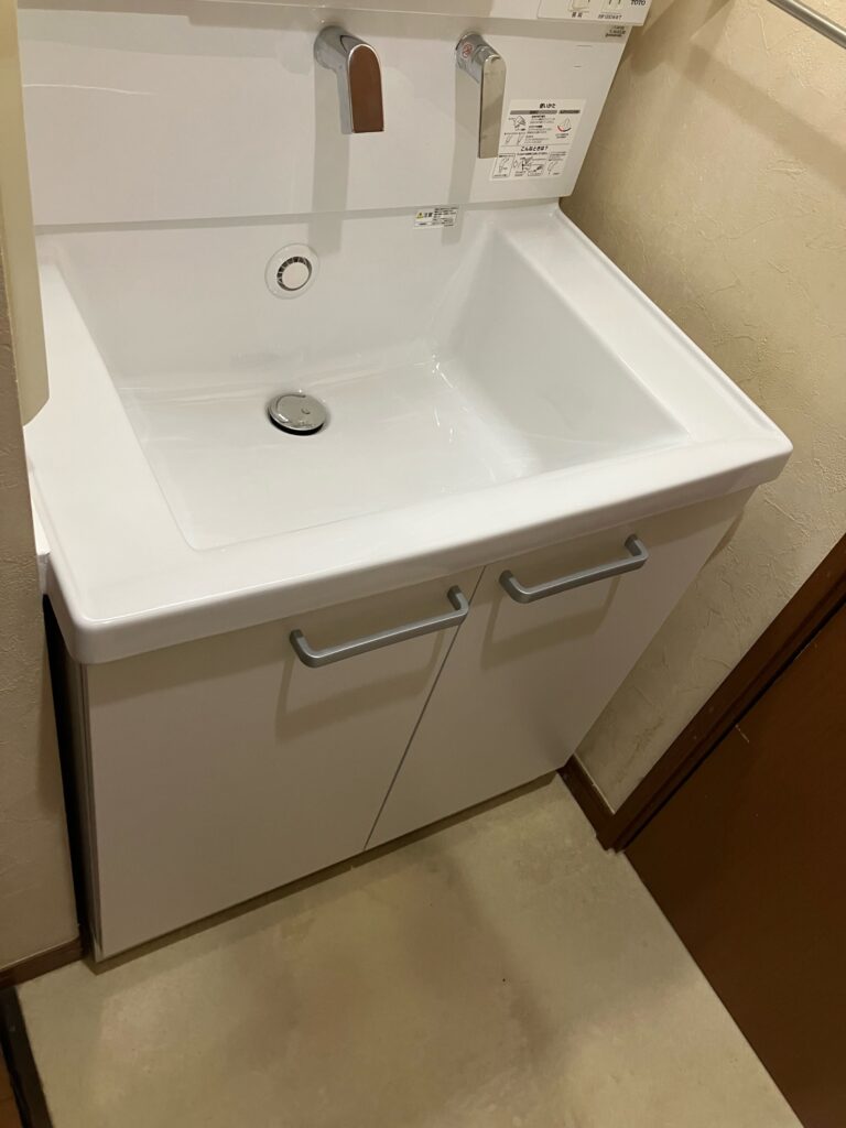 座間市システムバス＆洗面化粧台交換リフォームアフター画像