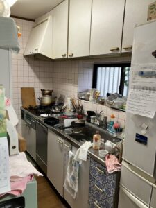 茅ケ崎市S様邸キッチンリフォームビフォー画像