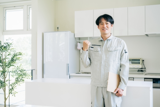 誠実なリフォーム会社の営業マンの画像